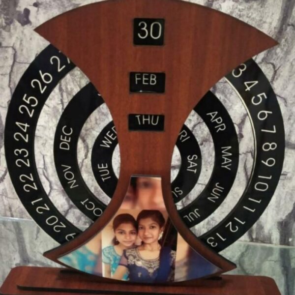 Personalized Wooden Calendar