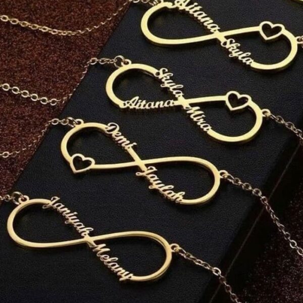 personalized Infinity Name Chains