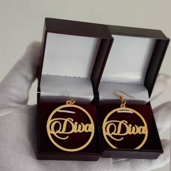 Personalized name Earing